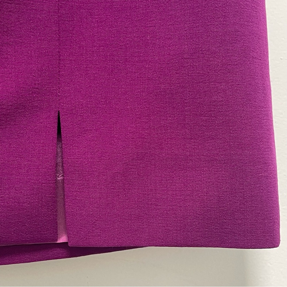 Moschino Cheap & Chic Wool Blend Purple Mini Skirt Size 8 - Picture 5 of 13